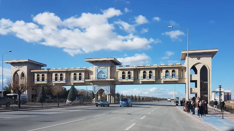Seljuk University of Pedestrian Overpass